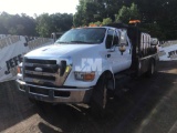 2008 FORD F-750XL SD VIN: 3FRXW75SX8V569198 S/A DRW CREW CAB TANK TRUCK