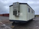 MOBILE OFFICE (2) SIDE ENTRY DOOR/ S/A TRAILER. WIDTH 118.5