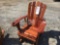 RED CEDAR AMISH BUILT GLIDER CHAIR