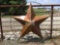 6' RUSTIC TIN METAL STAR