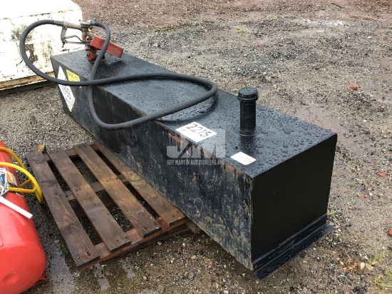 DIESEL FUEL TANK WITH FILL RITE PUMP 15GPM WITH HOSE,