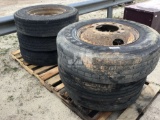 QTY OF (6) FIRESTONE 295/75R22.5 TIRES