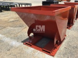 UNUSED STANDARD DUTY 2 CY CAPACITY DUMPING HOPPER