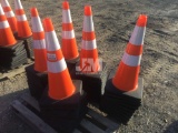 QTY OF (50) UNUSED SAFETY CONES