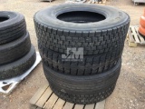 QTY OF (4) 11R22.5 TIRES