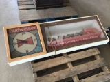 BUDWEISER CLOCK W/ CLYDESDALE DISPLAY, 52