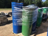 QTY OF 54 GAL DRUMS W/ LIDS