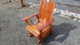 RED CEDAR GLIDER CHAIR