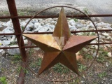 3' RUSTIC TIN METAL STAR