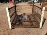 METAL STORAGE CRATE