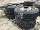QTY OF (6) GOODYEAR 10.00R20 TIRES