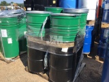 QTY OF APPROX 50 GAL DRUMS W/ LIDS