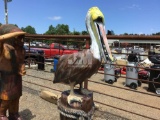 PELICAN ON DRIFTWOOD STATUE, 76