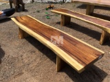 TEAKWOOD BENCH SEAT, 98.5