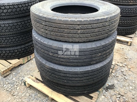 QTY OF (4) 11R24.5 TIRES