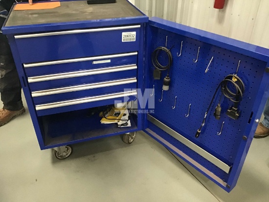 MOUNTAIN ROLLING CART WITH CONTENTS SCANNERS & DIAGNOSTIC