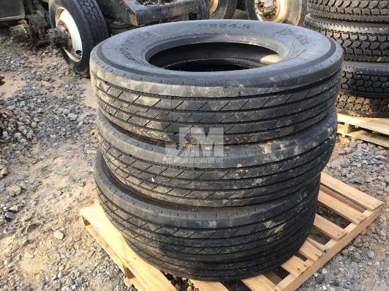 QTY OF (4) 11R24.5 TIRES