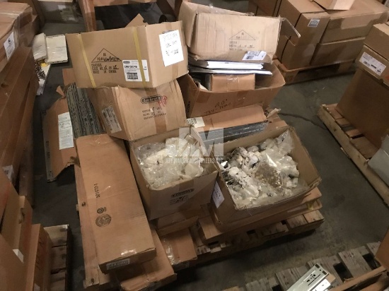 (1) PALLET OF CABINET PARTS