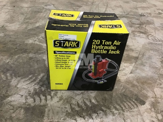 (UNUSED) STARK 20 TON AIR/HYDRAULIC BOTTLE JACK