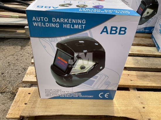 (UNUSED) AUTO DARKENING WELDING HELMET, SOLAR POWER, HIGH CLEAR VIEW