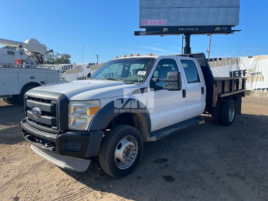 2012 FORD F-550XL SD VIN: 1FD0W5GY2CEB43901 CREW CAB FLATBED