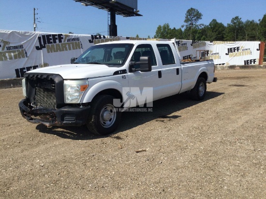 2011 FORD F-350XL SD CREW CAB 1 TON TRUCK VIN: 1FT8W3A6XBEB12560