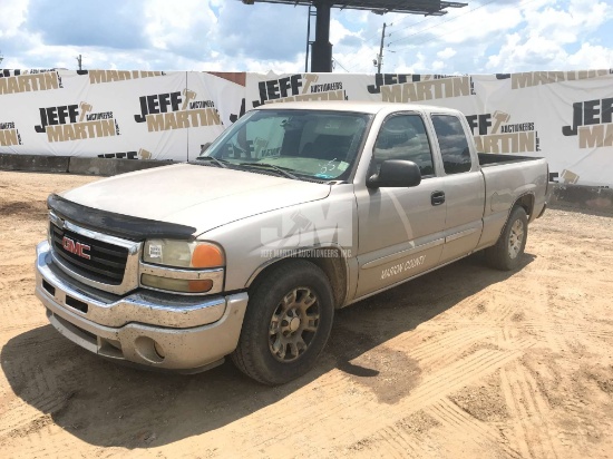 2005 GMC SIERRA EXTENDED CAB PICKUP VIN: 1GTEC19T25Z183131