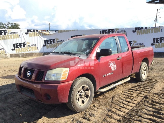 2007 NISSAN TITAN EXTENDED CAB PICKUP VIN: 1N6BA06A37N208020