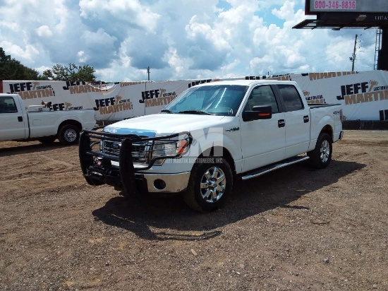 2014 FORD F-150XLT CREW CAB 4X4 PICKUP VIN: 1FTFW1EF5EFC62306