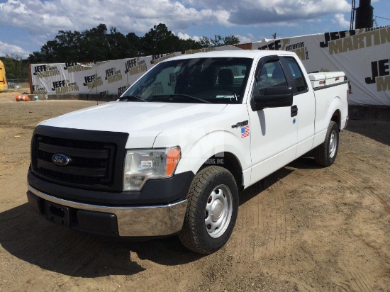 2014 FORD F-150XL EXTENDED CAB PICKUP VIN: 1FTFX1CF5EKG35710
