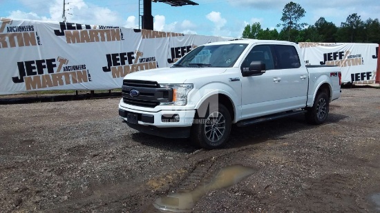 2018 FORD F-150XLT CREW CAB 4X4 PICKUP VIN: 1FTEW1EP4JFB64107