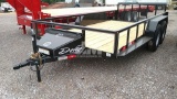 2021 DELTA 235U614 UTILITY TRAILER 6'X14' VIN: 4MWBU1425MN053180