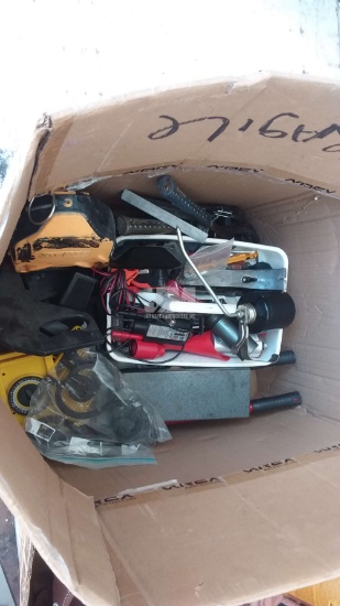 QTY (2) BOXES W/ MISC. SHOP TOOLS