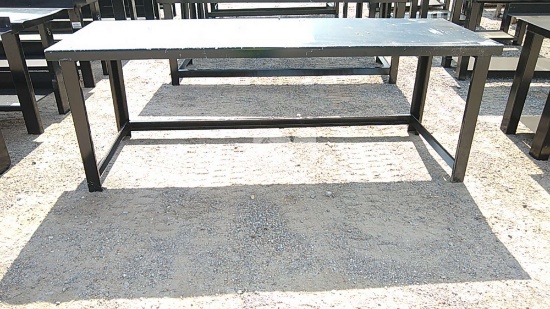 (UNUSED) 30" X 90" STEEL WORK BENCH