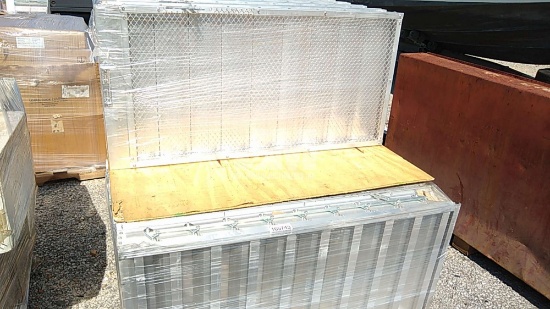 QTY OF ALUMINUM VENT LOUVERS