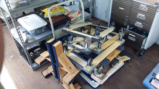 ROLLING CART W/ FURNITURE DOLLIES