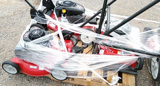(2) YARD MACHINES & (1) TORO PUSH MOWER, ***CONDITION UNKNOWN***