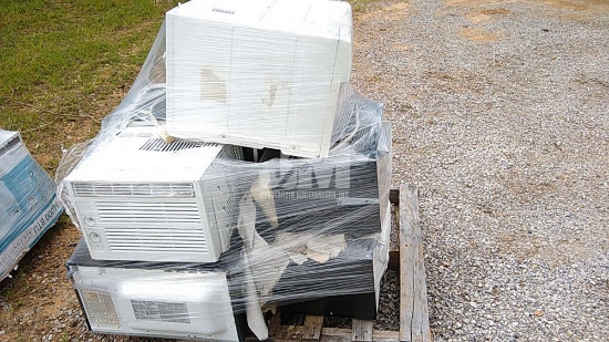 QTY OF AIR CONDITIONERS & MICROWAVES, ***CONDITION UNKNOWN***