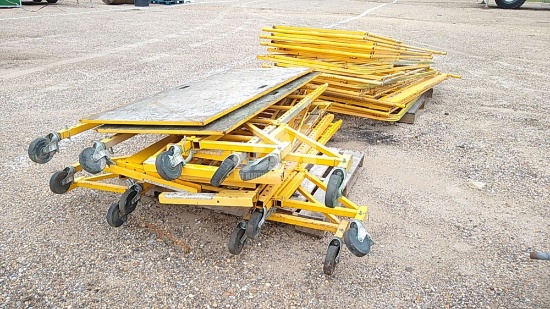 QTY OF SCAFFOLDING, (2) PALLETS