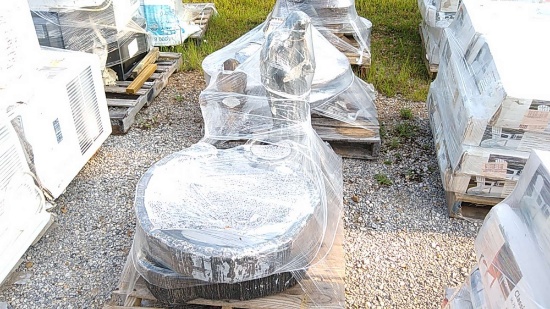 DECORATIVE CONCRETE YARD ITEMS, ***CONDITION UNKNOWN***
