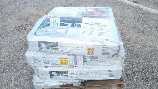 (8) CLASSIC ADIRONDACK CHAIRS ***CONDITION UNKNOWN***