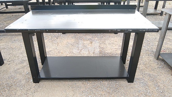 (UNUSED) 29" X 60" STEEL WORK BENCH
