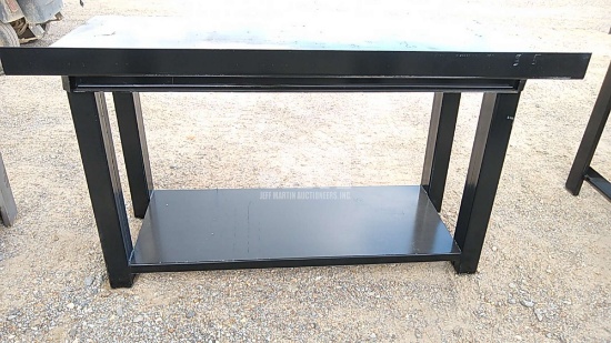 (UNUSED) 29" X 60" STEEL WORK BENCH