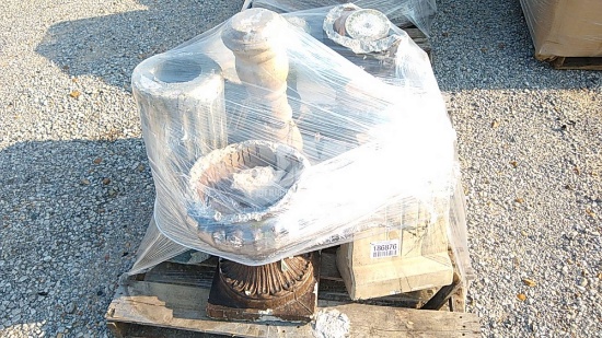 DECORATIVE CONCRETE YARD ITEMS, ***CONDITION UNKNOWN***
