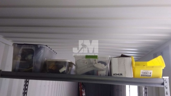 SHELF W/ MISC APPLIANCE PARTS/ SHELF NOT INCLUDED