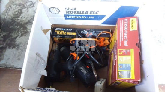 BOX W/ MISC. HEAT GUNS