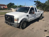 2008 FORD F-250 EXTENDED CAB 4X4 3/4 TON PICKUP VIN: 1FTSX20538EB08512