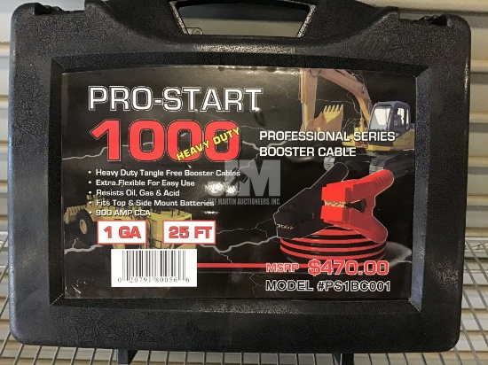 (UNUSED) PRO-START 1000 25' BOOSTER CABLE