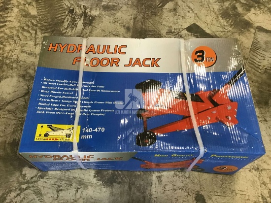 (UNUSED) 3 TON HYDRAULIC FLOOR JACK