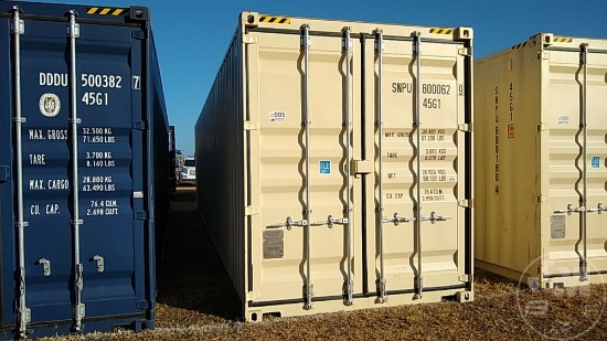 2021 40' CONTAINER SN: SNPU6000629